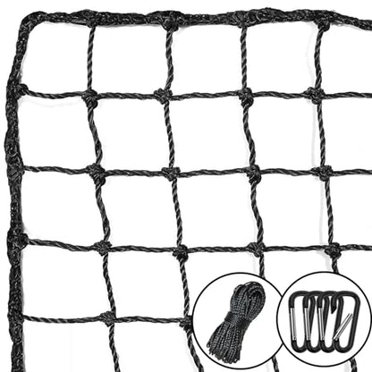 Baseball Softball Backstop Nets,Sports Net,Sports Netting Barrier,Sports Netting for Backyard,Twisted Knotted PE Net - style: 10X7FT