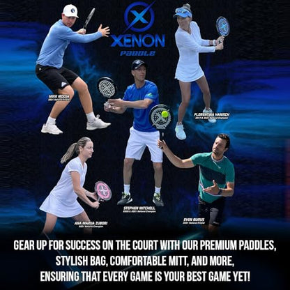 X Platform Tennis Balls by Xenon, Bright Yellow for High Visibility, Superb Durability, APTA Approved, 2 Balls per Sleeve - size: 1 Sleeve - 2 Balls, style: Regular