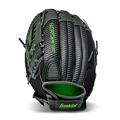 Franklin Sports Girls Softball Glove-Women's Windmill Fastpitch+Slowpitch Softball Glove-Right and Left Hand-Adult - color: Lime, size: 12"