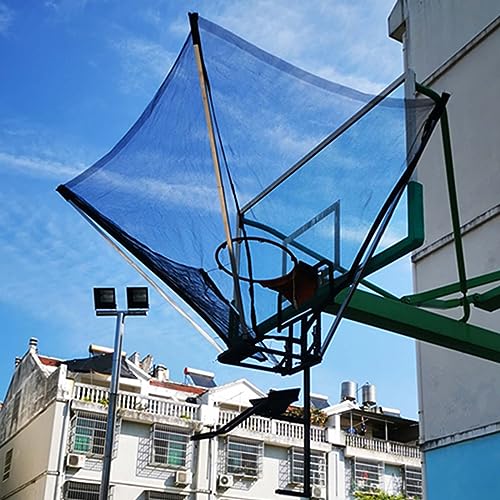 Portable Basketball Rebounder System with 180° Rotating Chute, Foldable Net for Efficient Training, Perfect for Skill Development and Backyard Practice - color: Ball Return+adult Gloves, size: One Size