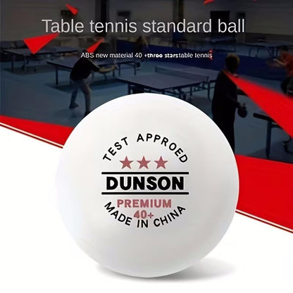 Table Tennis Balls High-Elastic ABS Material Test Approved 40 Speed for Training, Practice, Club Play - color: White
