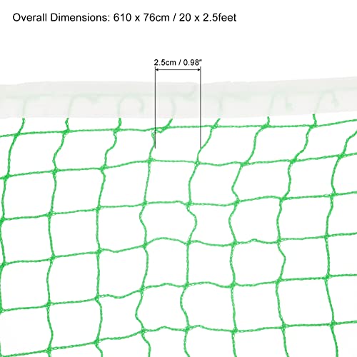 PATIKIL Badminton Net, Badminton Court Netting Replacement for Outdoor Indoor Beach Backyard - color: Green