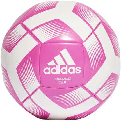 adidas Starlancer Club Soccer Ball - color: Team Shock Pink/White, size: 4