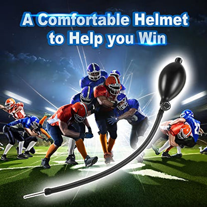 Hiboom Football Helmet Pump, Universal Helmet Inflator Hand Pump with Release Valve