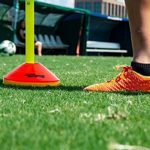 The Cone King Soccer Cone Rack - Training Cone Pick-Up Tool, Pickup Grabber Tool, Collapsable Portable Pickup Pole, Cone Rack Only