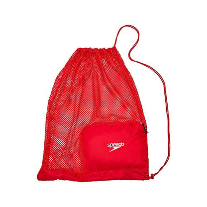 Speedo Drawstring Ventilator Mesh Equipment Bag - color: Formula One