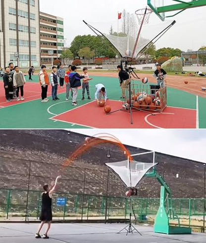 Basketball Hoop Returner Shot Return Apparatus Shooting Machine Standing Aid Kid Adult Player - Attachment