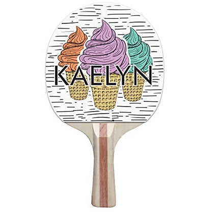 Infusion Custom Colorful Design Ping Pong Paddle, Premium 5 Ply Direct Imprint Personalization on Table Tennis Racket - color: PP120-51
