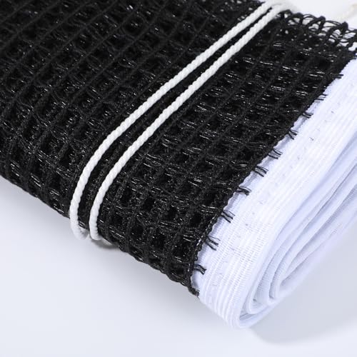 2Pcs PingPong Net Nylon Pingpong Net Table Tennis Nets Replacement for Indoor Outdoor School Gym Black Table Tennis Nets Replacement (70.8" x 5.9")