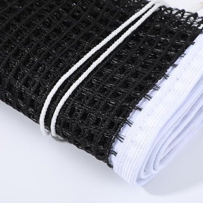 2Pcs PingPong Net Nylon Pingpong Net Table Tennis Nets Replacement for Indoor Outdoor School Gym Black Table Tennis Nets Replacement (70.8" x 5.9")