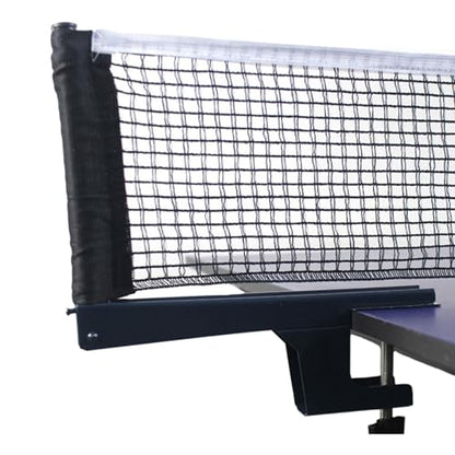 Pingpong Net with Clamp Professional Table Tennis and Post Set Folding PingPong Meshes Clip Adjustable Screw Clamps Post Suitable for Indoor Outdoor - color: clip on