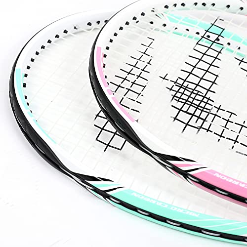 Teloon Tennis Rackets for Adults 2 pcs Recreational -27 inch Tennis Racquet for Men and Women College Students Beginner Tennis Racket.… - color: BLADE-V9-V10