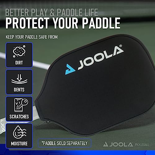JOOLA Universal Pickleball Paddle Cover - Neoprene Sleeve Fits All Pickleball Paddles - Accessory for Standard, Wide, & Elongated Rackets - Covers Paddles Up to 8.5" Wide, 16.5" Long