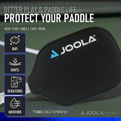 JOOLA Universal Pickleball Paddle Cover - Neoprene Sleeve Fits All Pickleball Paddles - Accessory for Standard, Wide, & Elongated Rackets - Covers Paddles Up to 8.5" Wide, 16.5" Long