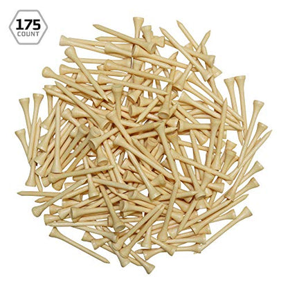 Izzo Bamboo Golf Tees (175 Pack) - style: 1.75 Inches