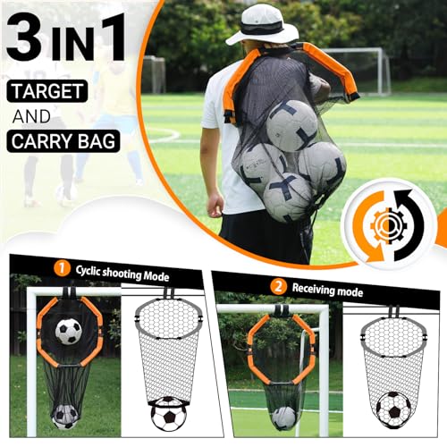 Dimples Excel 3 in 1 Soccer Goal Target Net Practice