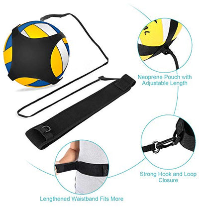 Yosoo Health Gear Volleyball Training Equipment, Adjustable Volleyball Aid Training Device, Football Kick Trainer Trainer, Football
