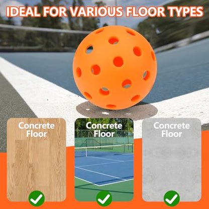 6 Pack Sports Outdoor Pickleballs - 40 Pickleball Balls - USA Pickleball Balls (USAPA) Approved - Official US Open Ball