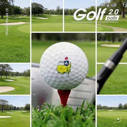 Golf Balls Maximum Distance Golf Practice Ball with Ultra-Soft Feel Gift Golf Balls Perfect for Off The Tee and Around The Green