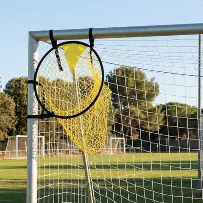 Soccer Training Net Corner, Top Bins Soccer Goal Target, Soccer Train Goal for Passing, Shooting, Accuracy Practice Equipment, Easy to Attach and Detach
