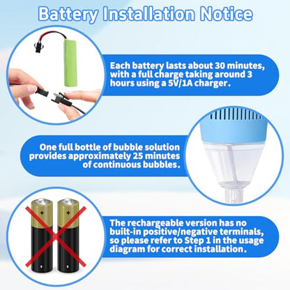 Infowush Bubble Machine for Kids, Automatic Standing Bubble Maker Machine Height Adjustable Up to 47 Inches Outdoor Battery Bubble Machine with Light/Music for Toddlers Birthday Party Gifts（Blue） - color: Blue