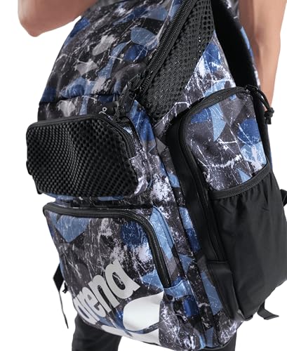 ARENA One Go Backpack Swimmer Athlete Daypack Large Size Equipment Swim Bag - color: Scratched