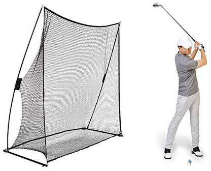 Amazon Basics Portable Golf Net, Practice Hitting Net for Indoor/Outdoor, Quick Setup, Black - style: 10' x 7'