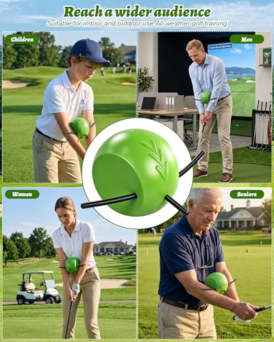 Golf Training Aid, Golf Swing Trainer for Beginners, Arm Swing Trainer for Posture Correction, Improve Swing Consistency, Golf Swing Practice Tool