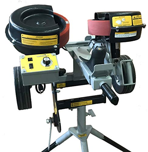 Sports Attack Aerial Attack Football Passing Machine – Professional Football Training Machine for Passing, Receiving, Punt Return & Team Practice - AC Model