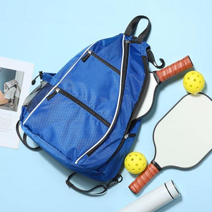 Pickleball Sling Bags 32L Convertible Reversible Paddle Rackets Bag Lightweight Casual Pack for Men Women Ladies