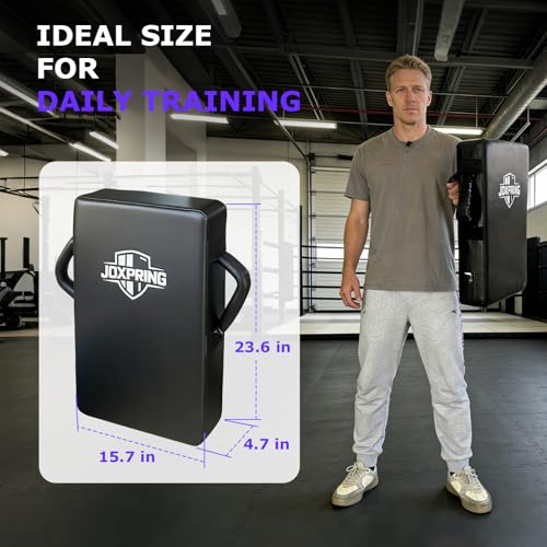 Football Blocking Pad with 5 Reinforced Webbing Handles for Football Training, Basketball Contact Drills and Multi-Sport Blocking Practice, Kick Pads Shield, 23.6"x15.7"(1 Pack)