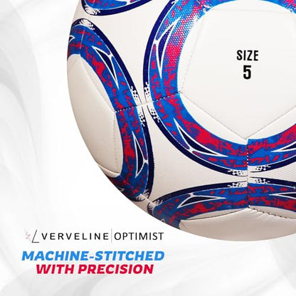 Football Ball Size 5 Soccer Ball – Training Ball Football Balls for Intense Play and Practice Indoor and Outdoor TPU Practice Soccer Ball from