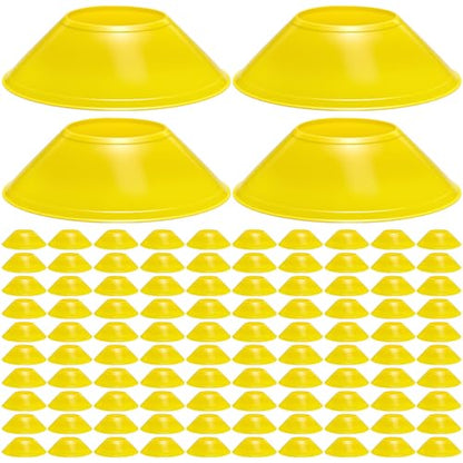 100 Pcs Mini Soccer Cones for Sport Agility Disc Cones Soccer Training for Agility Drills Sports Football