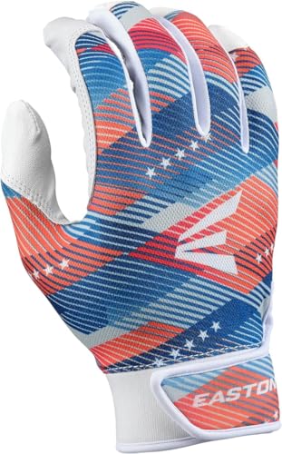 Easton | Moxie Batting Gloves | T-Ball/Baseball/Softball | Multiple Colors - color: USA, style: T-Ball