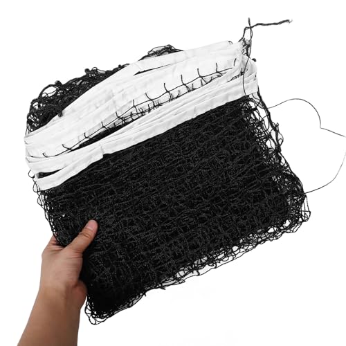 DECHOUS Portable Badminton Net 6.1m with Black Edging Outdoor Sports Training Net for Garden and Backyard Games for Badminton Volleyball and Pickleball