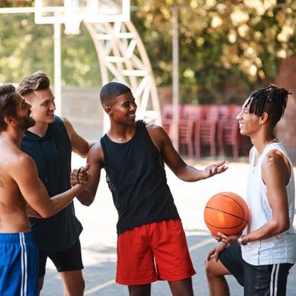 Basketball Shooting Trainer Aid 4.7 Inch Basketball Training Equipment for Youth and Adult, Pack of 2, Blue and Black(S)