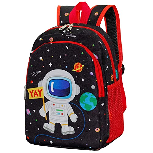 CHERUBIC Kids Toddler Cute Backpack Little Cartoon Travel Lightweight Bag Daypack For 3 Girls Boys (Astronauts) - color: Astronauts, size: Small-12"H