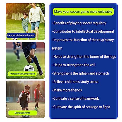 Glow in The Dark Soccer Net,Luminous Soccer Goal,Soccer Goals for Backyard,Soccer Net Replacement,12x6 and 6'x4 Soccer Goal Net Replacement,Post Not Included.