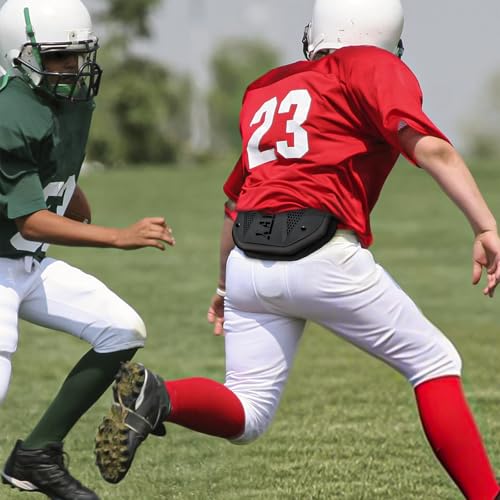 Football Back Plate, Lower Backplate with Hard Shell, High Impact Padding and Durable Adjustable Straps for Youth and Adults - color: Black, size: Adult