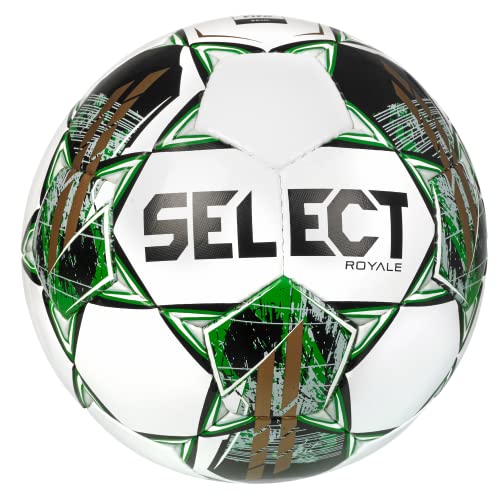 Select Royale Soccer Ball - color: White/Green V22 - 1 Ball, size: 5