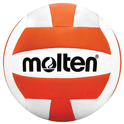 Molten Recreational Volleyball - color: Orange/White