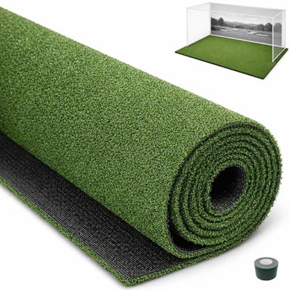DCQ Golf Simulator Turf Flooring, Golf Mat for Indoor, Golf Simulator Accessories, Putting Turf - style: 15 x 6 ft