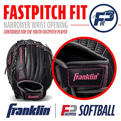 Franklin Sports Girls Softball Glove-Women's Windmill Fastpitch+Slowpitch Softball Glove-Right and Left Hand-Adult - color: Pink, size: 13"