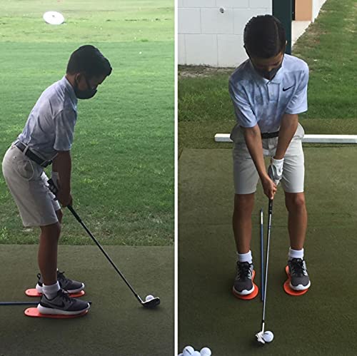 PROSTANTZ Batting Stance guides for better Balance,Consistency,Staying Grounded. Single set for Hitting,Fielding,Pitching,and any sport like golf that requires a Balanced Stance!Create your Prostantz