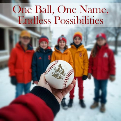 Personalized Baseball Ball with Custom Name, Engraved Ball, Personalized Baseball Gifts for Team, Coach, Player, Senior, Custom Award Trophy, Engraved Gift Thank You Coach - style: Christmas