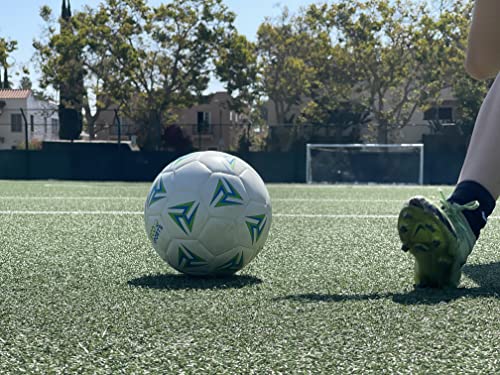 Eco Sports Soccer Ball, Size 3, 4, & 5 PVC Free, Recycled TPU Material, Long Air Retention for Practice & Games BPA Free Non Toxic, Better Balls Better World