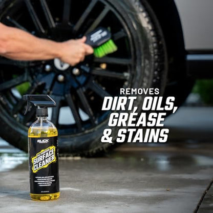 Slick Products All-Purpose Surface Cleaner – Vehicle Interior & Exterior Spray for Rubber, Plastic, Vinyl, Carpet & Upholstery – Ready-to-Use Lemon Scented Cleaner – 64 oz. - size: 64 Fl Oz (Pack of 1)