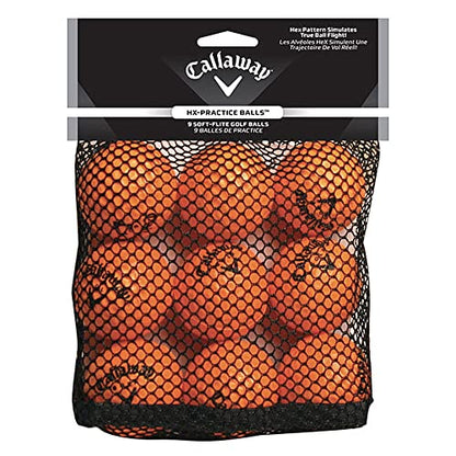Callaway HX Practice Balls - Multi Color - 9 Pack