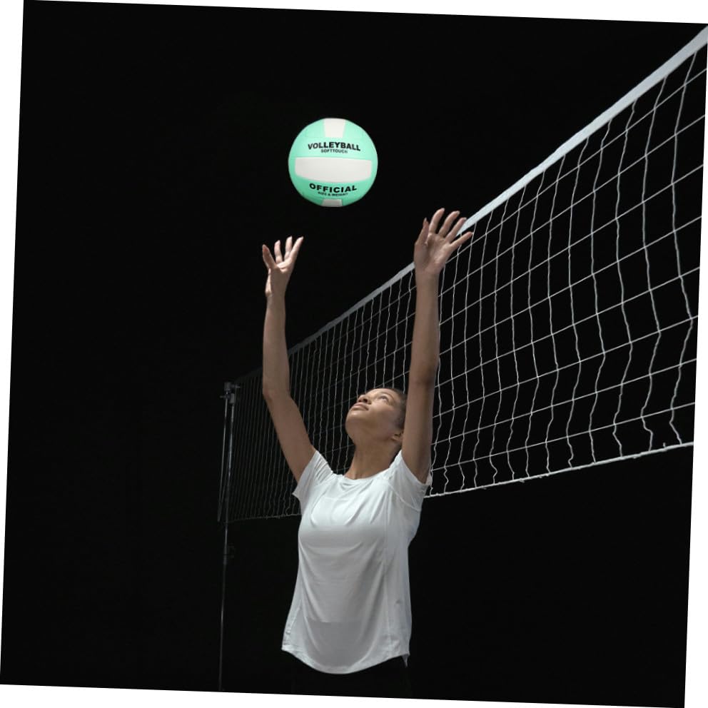 Abaodam Adult Soft Volleyball 2pcs Size 5 Machine-Stitched Explosion-Proof Balls for Indoor and Outdoor Training, Beach Playing Equipment, Practice Volleyball for Adults
