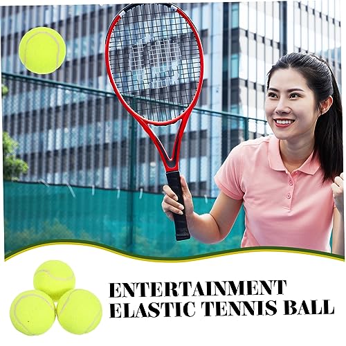 Abaodam 3Pcs Training Tennis Balls for Self Practice Professional Practice Balls for All Skill Levels Use for Beginners and Pros